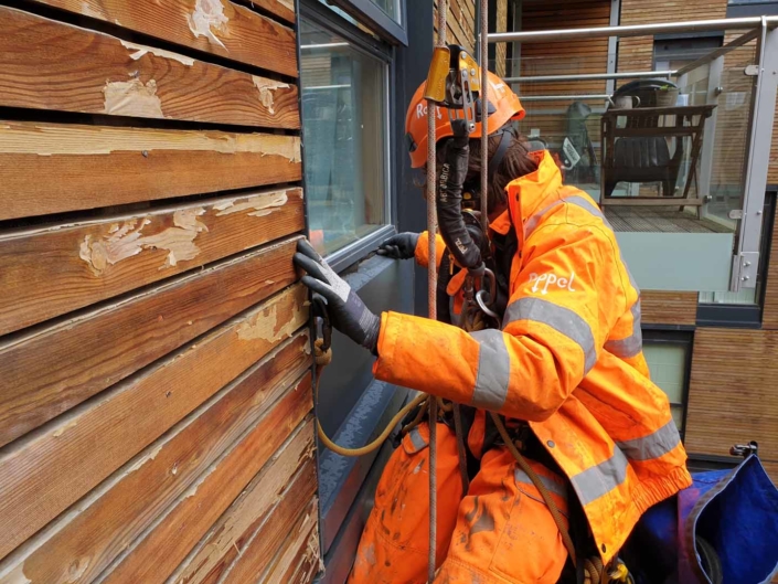 Abseil Maintenance London - Water Ingress Investigation & Repair Works